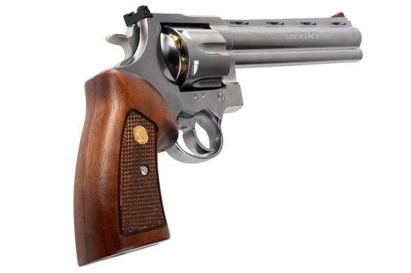 Marushin Anaconda 44 Magnum Revolver (8 inch) - Silver with Wood Grip
