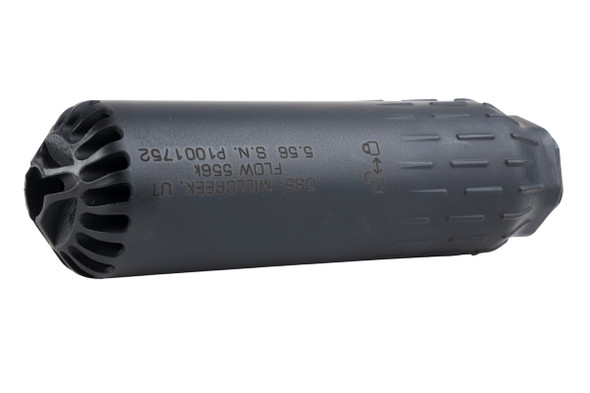 Angry Gun 3D Printed Flow 556K Dummy Suppressor (Cerakote Black) w/ Tornado Flash Hider (14mm CCW)
