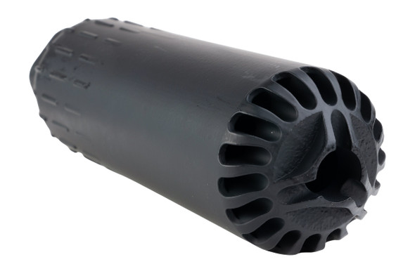 Angry Gun 3D Printed Flow 556K Dummy Suppressor (Cerakote Black) w/ Tornado Flash Hider (14mm CCW)