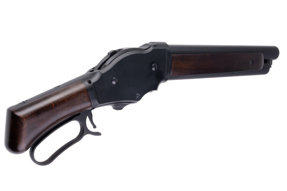 Marushin M1887 Lever Action Gas Shotgun (Mare's Leg Matt Black Coating HW Wood Stock)