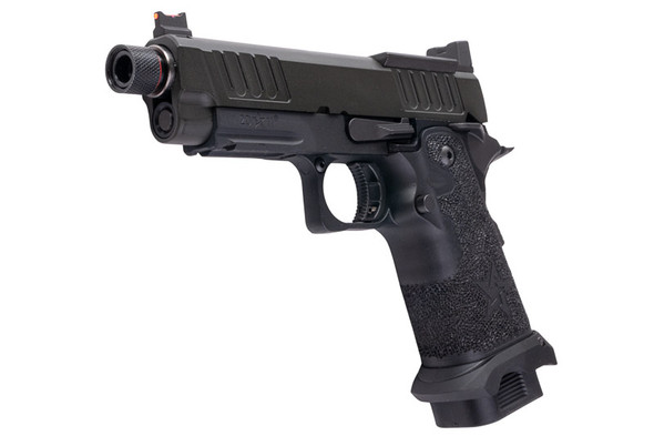 EMG 6mm Pro Shop Staccato C2 GBB Airsoft Pistol w/ Hand-Made Stippling Grip - BK (by Army Armament)
