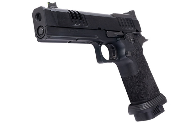 EMG 6mm Pro Shop Staccato XC GBB Airsoft Pistol w/ Hand-Made Stippling Grip - BK (by Army Armament)