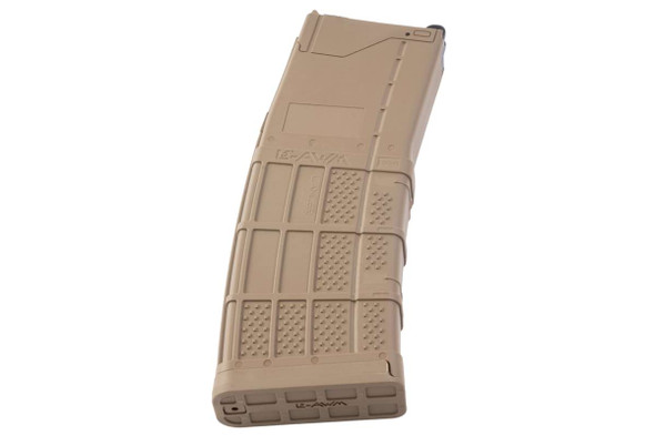 EMG Lancer Systems L5AWM V2 35rds Gas Mag for Marui MWS GBBR by Angry Gun (5.56 Type, Opqaue FDE)