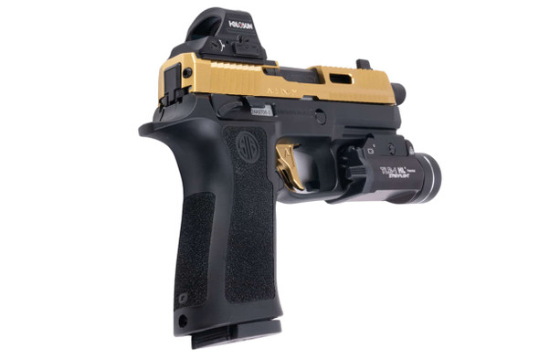 RWC Agency Arms SIG Sauer P320 Peacekeeper GBB Gas Airsoft Pistol - Cerakote Gold