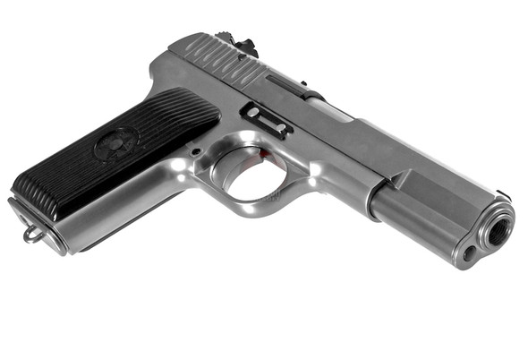 WE TT33 Green Gas Airsoft Pistol - Silver