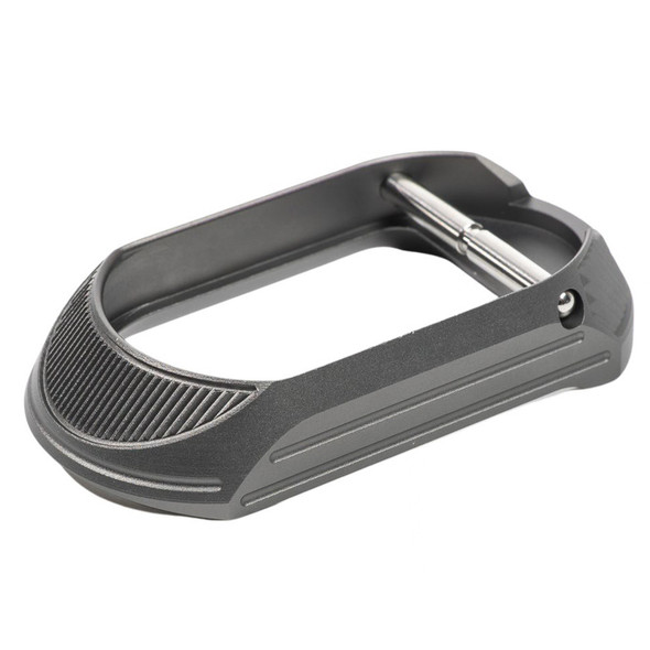 Dr. Black Tokyo Marui Hi Capa GBB Aluminum Magwell Type A (Polymer Grip / Dr.Black Aluminum Grip) - Grey