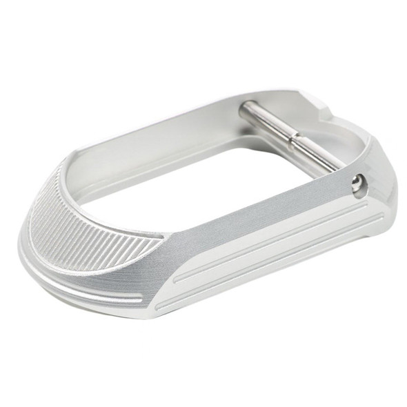 Dr. Black Tokyo Marui Hi Capa GBB Aluminum Magwell Type A (Polymer Grip / Dr.Black Aluminum Grip) - Silver