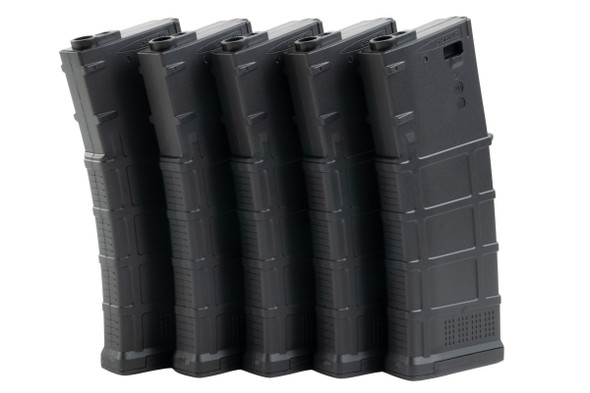 DMAG M4 Magazine (D-DAY)(30/130 rounds, Variable Capacity EMM AEG Magazine) - Black  (5pcs / box set)