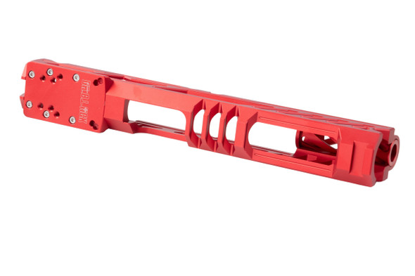 Dr. Black Tokyo Marui Hi Capa 5.1 GBB Optics Ready Slide Type Y (Aluminum, Red)