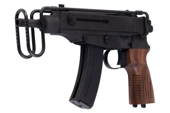 KSC Vz61 Walnut Grip Custom HW Gas Airsoft SMG (System 7 Japan Version)