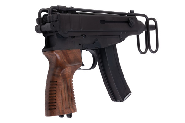 KSC Vz61 Walnut Grip Custom HW Gas Airsoft SMG (System 7 Japan Version)