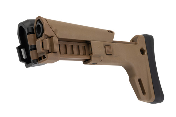 5KU CYMA MP5 AEG ACR Style Adjustable Folding Stock - Tan