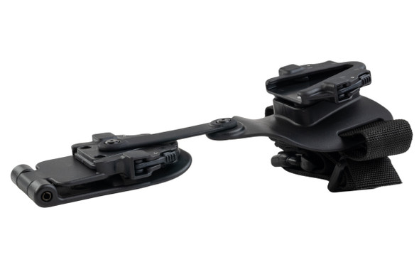 Alien Gear Rapid Force Swivel Drop Leg w/ Locking Belt Slide, Standard Strap & Buckle - Matte Black