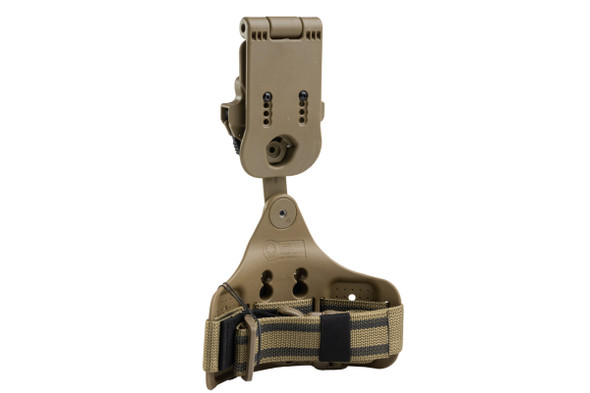 Alien Gear Rapid Force Dynamic Drop Leg w/ Locking Belt Slide, Standard Strap & Buckle - Tan