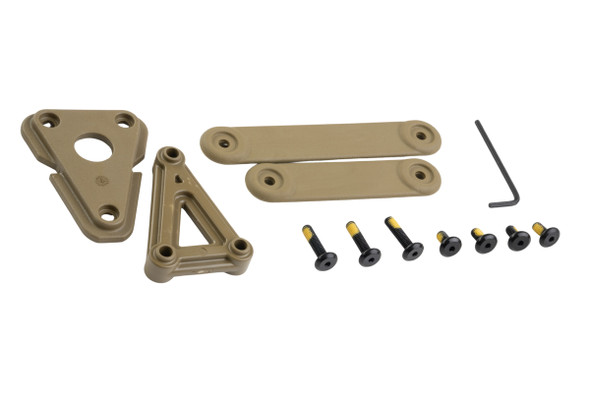 Alien Gear Rapid Force Dynamic Drop Leg w/ Locking Belt Slide, Standard Strap & Buckle - Tan