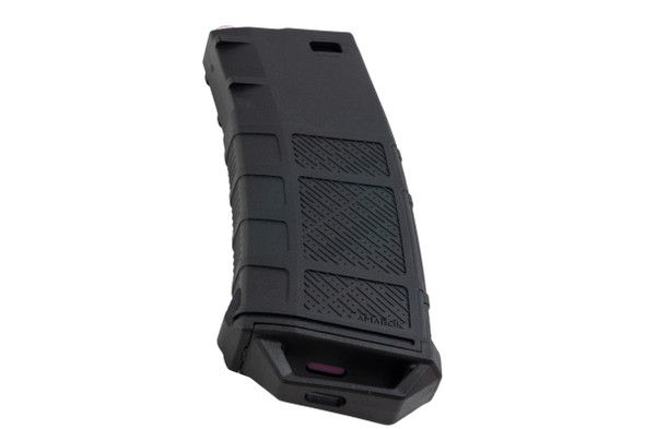 Amarok Sports Polymer Mid Cap Magazine for AEG (250rds, Black/Magenta)