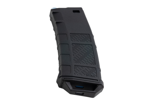 Amarok Sports Polymer Mid Cap Magazine for AEG (250rds, Black/Blue)