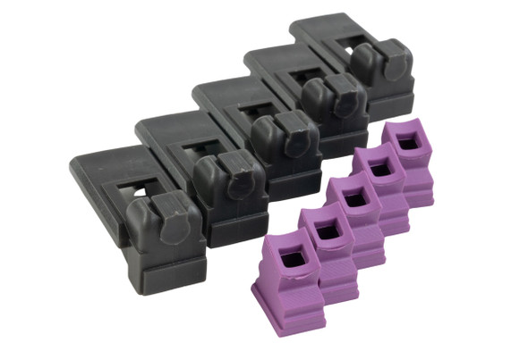 T8 Mag Lip with Gas Route Seal / Gasket for CGS Lancer L5AWN MWS Magazine (70 degree, Enhanced) - 5pcs