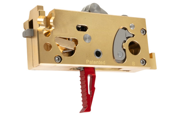 EMG Strike Industries Adjustable Trigger Box for Tokyo Marui MWS GBBR - CNC Aluminum, Red (by G&P)