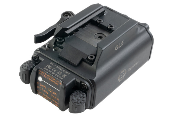 Rovyvon GL5 Rail Mounted Laser / Light Combo Aiming Device - Black