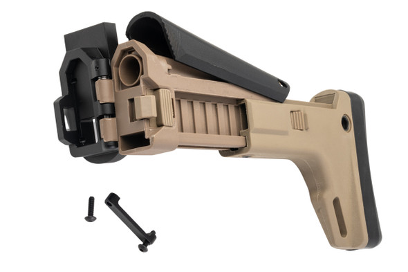 FCW Guns Modify SCAR L MK2 GBBR Adjustable Folding Stock - BK / DE