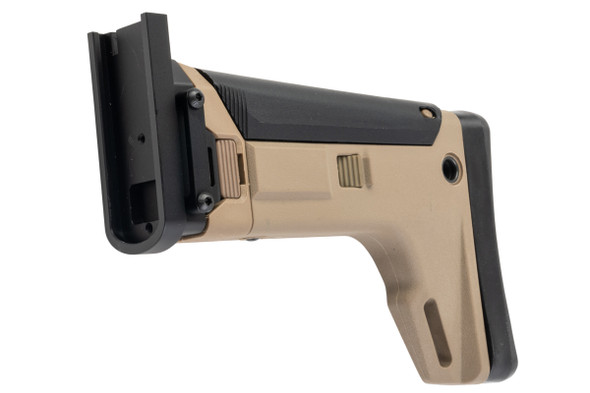 FCW WE / VFC SCAR GBBR Adjustable Folding Stock - BK / DE