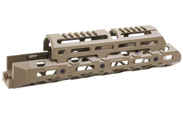 5KU 1U020B Medium Handguard for CYMA AKM/AK74S/AK105 Airsoft AEG - Tan