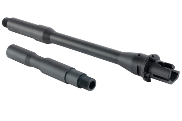 5KU Airsoft M4 AEG Outer Barrel Set (14.5 inch, Aluminum) - Black