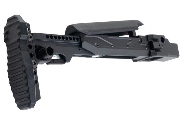 5KU KPYK Folding Telescopic Buttstock w/ Cheek Riser for GHK AKM V3 Airsoft GBBR