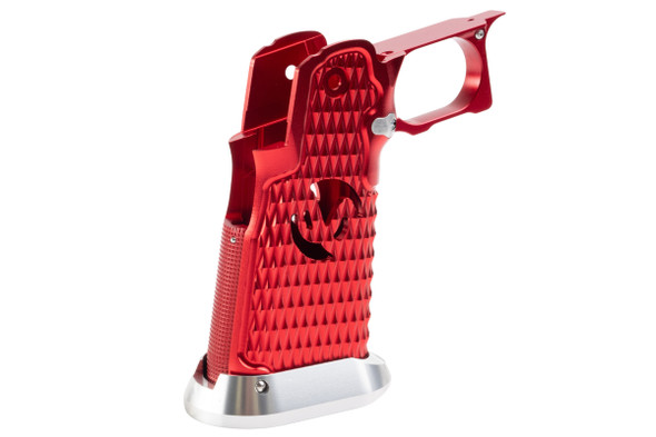 5KU Tokyo Marui Hi Capa GBB CNC Aluminum Grip (Type 9 Infinity Style) - Red