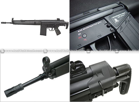 Classic Army G3A4 (CA-A4) Airsoft AEG w/ Retractable Stock - Black