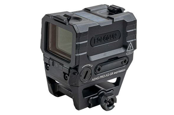 Holosun AEMS PRO X2 Green Multi Reticle Micro Reflex Sight (2 MOA Dot) - BK