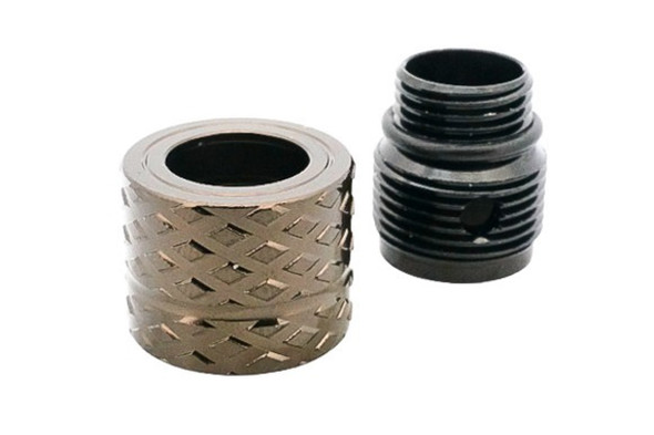 Dr. Black Thread Adapter Type B (Tan, Aluminum) - 11mm CW to 14mm CCW