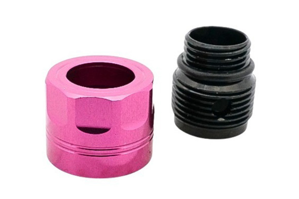 Dr. Black Thread Adapter Type A (Magenta, Aluminum) - 11mm CW to 14mm CCW