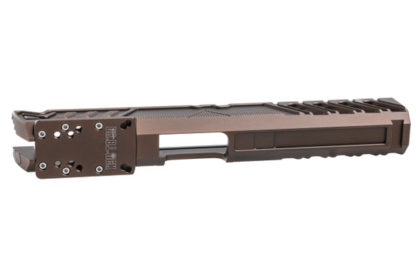 Dr. Black Tokyo Marui Hi Capa 5.1 GBB Aluminum MOS Slide (Type 'W', Tan)