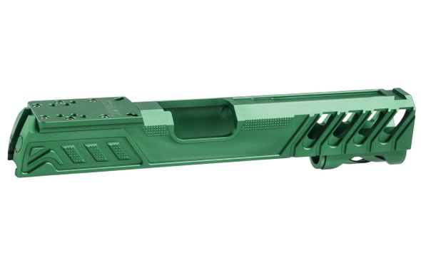 Dr. Black Tokyo Marui Hi Capa 5.1 GBB Aluminum MOS Slide (Type 'W', Green)