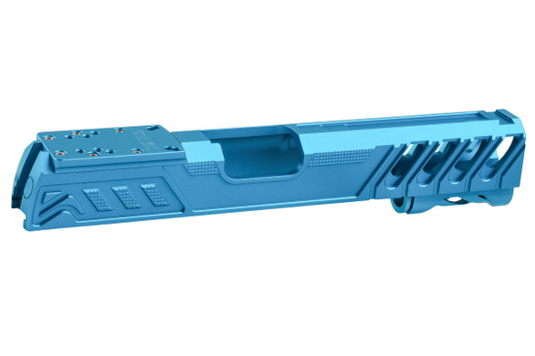 Dr. Black Tokyo Marui Hi Capa 5.1 GBB Aluminum MOS Slide (Type 'W', Aqua)