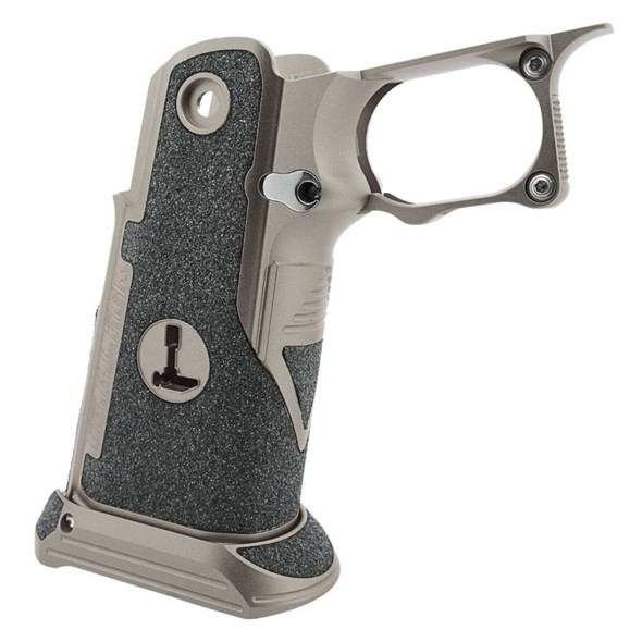 Dr. Black Tokyo Marui Hi Capa GBB Aluminum Grip (Type C, Gray)