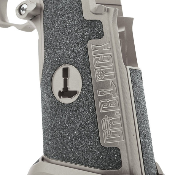 Dr. Black Tokyo Marui Hi Capa GBB Aluminum Grip (Type C, Gray)