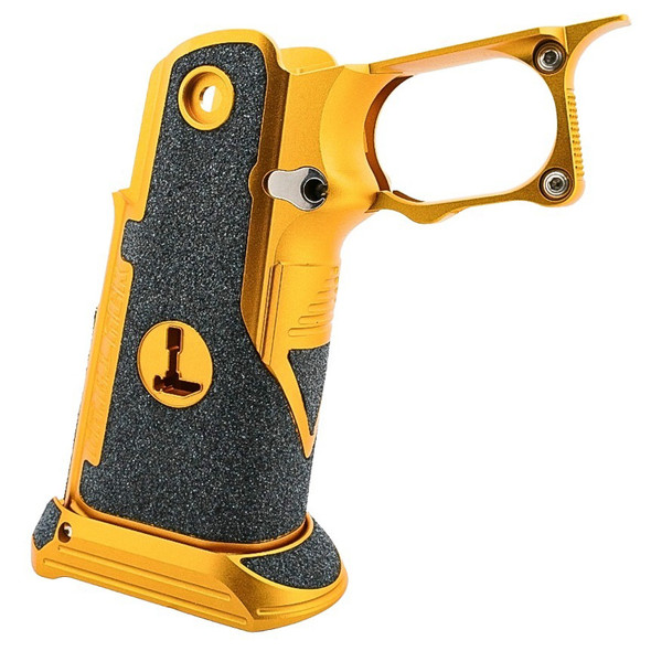 Dr. Black Tokyo Marui Hi Capa GBB Aluminum Grip (Type C, Gold)