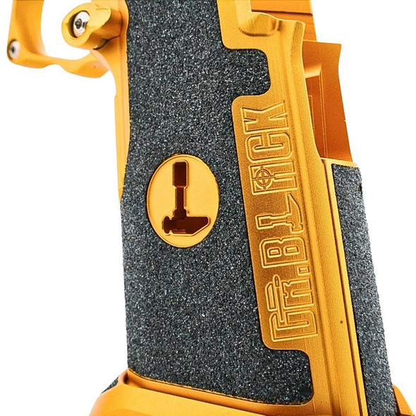 Dr. Black Tokyo Marui Hi Capa GBB Aluminum Grip (Type C, Gold)