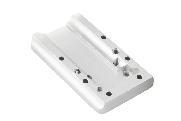 Dr. Black Aluminum Slide Type W / Y Red Dot Adapter Plate (Silver)