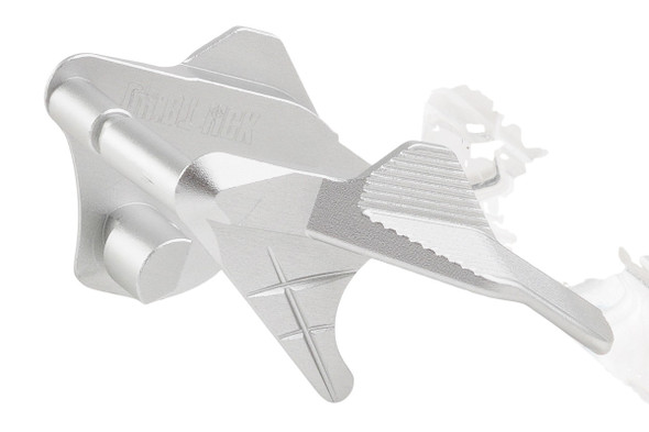 Dr. Black Tokyo Marui Hi Capa GBB Aluminum Thumb Safety (Type C, Silver)