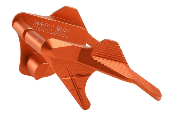 Dr. Black Tokyo Marui Hi Capa GBB Aluminum Thumb Safety (Type C, Orange)