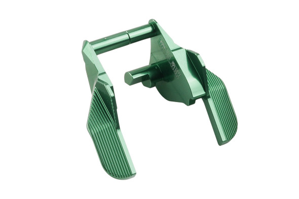 Dr. Black Tokyo Marui Hi Capa GBB Aluminum Thumb Safety (Type B, Green)