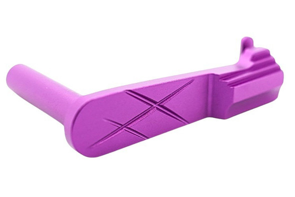 Dr. Black Tokyo Marui Hi Capa GBB Aluminum Slide Stop (Type C, Purple)