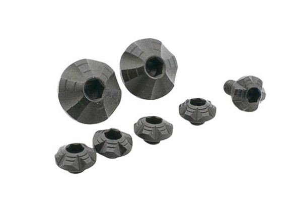 Dr. Black Custom Grip Screw Set for Aluminum Grip (7pcs/set) - Black