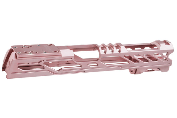 Dr. Black Tokyo Marui Hi Capa 5.1 GBB Optics Ready Slide Type Y (Aluminum, Pink)