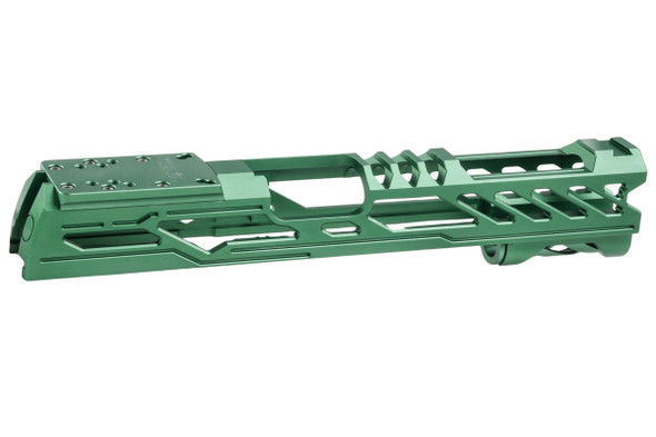 Dr. Black Tokyo Marui Hi Capa 5.1 GBB Optics Ready Slide Type Y (Aluminum, Green)