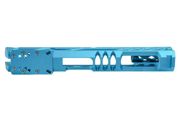 Dr. Black Tokyo Marui Hi Capa 5.1 GBB Optics Ready Slide Type Y (Aluminum, Aqua)